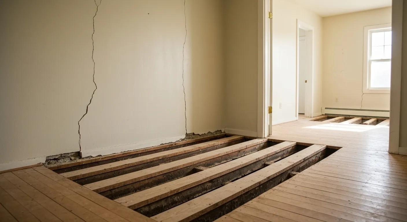 Look for signs like wall cracks and uneven floors that may indicate pier and beam foundation issues.